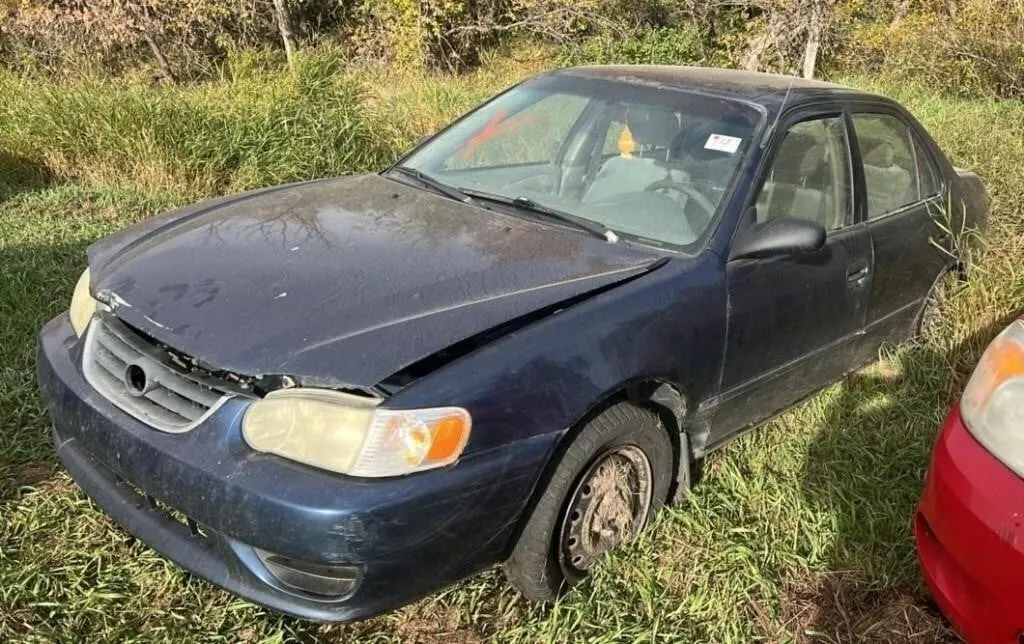 Salvage Vehicle - Toyota Corolla 4 Door Car. PARTS