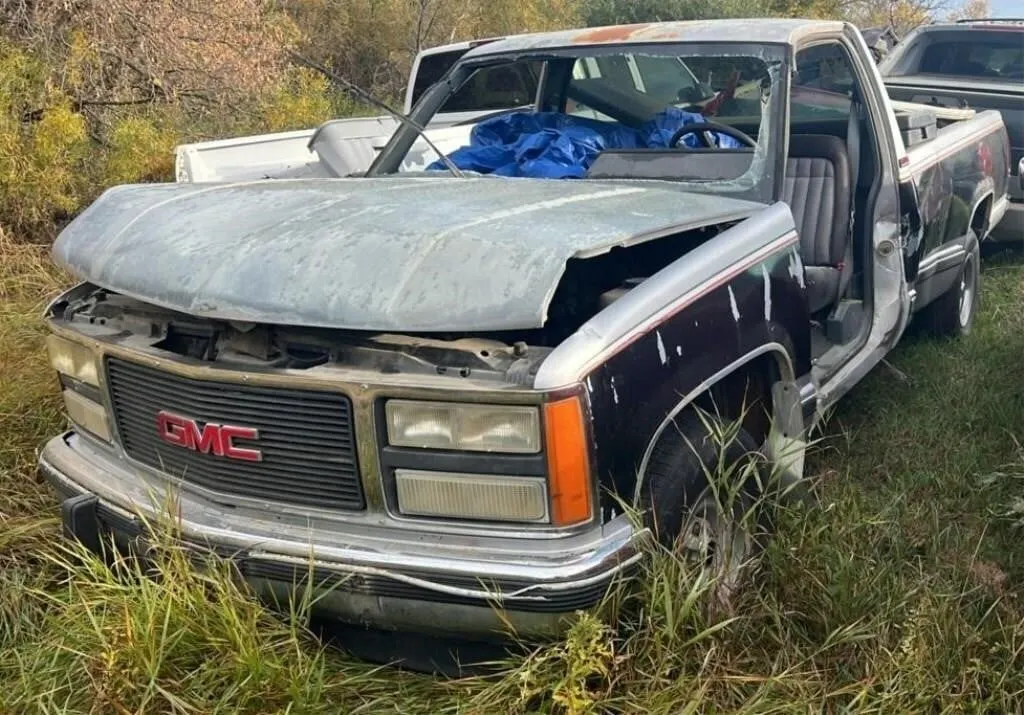 Salvage Vehicle - GMC Regular Cab Truck. PARTS