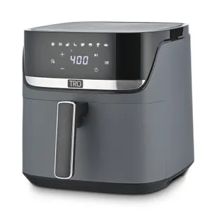 Tru 8-Quart Digital Air Fryer Matte Gray