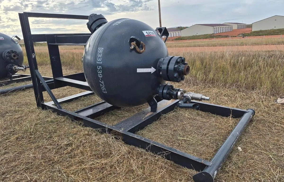 2023 Sandtinel Gen 4 5500 PSI Skid Mounted Sand Separator
UNRESERVED