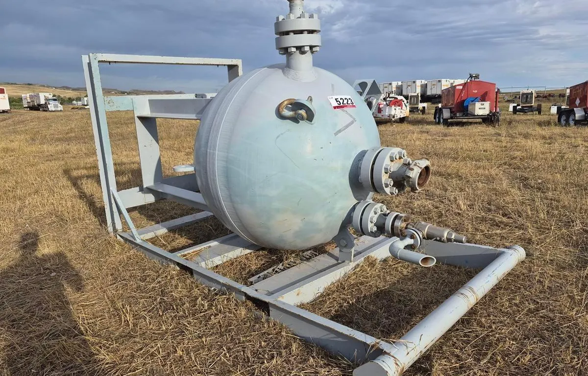2020 Sandtinel Gen 2 5500 PSI Skid Mounted Sand Separator
UNRESERVED