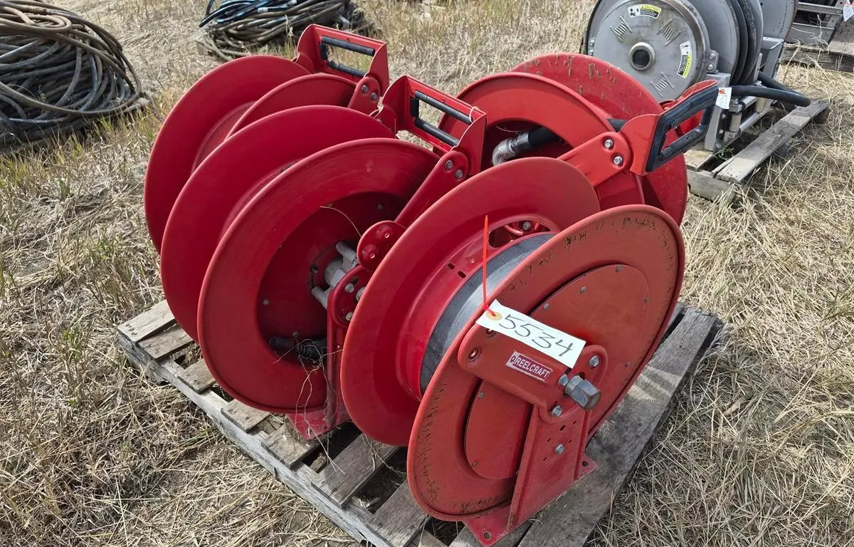 (4) Reelcraft Industrial Hose Reels
UNRESERVED