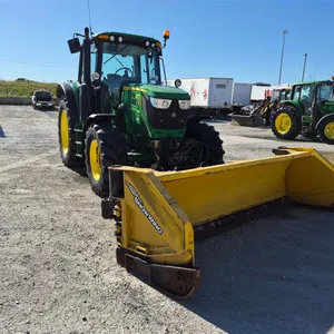 2019 John Deere 6120M Tractor w/ HLA SnowWing Snow Blade
 UNRESERVED