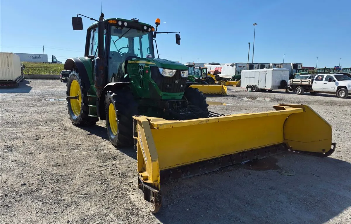 2019 John Deere 6110M Tractor w/ HLA SnowWing Snow Blade
UNRESERVED