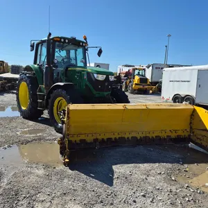 2018 John Deere 6120M Tractor w/ Metal Pless Snow Blade
 UNRESERVED