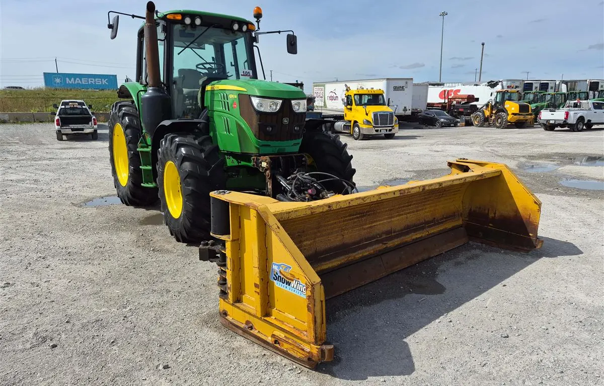 2016 John Deere 6130M Tractor w/ HLA SnowWing Snow Blade
UNRESERVED