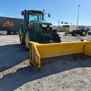 2015 John Deere 6150M Tractor w/ HLA Snow Wing Snow Blade
 UNRESERVED