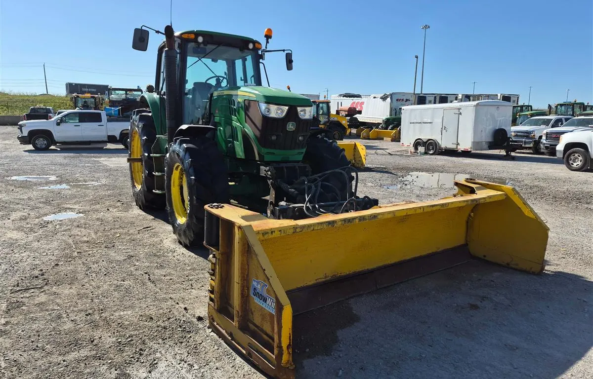 2015 John Deere 6150M Tractor w/ HLA SnowWing Snow Blade
UNRESERVED