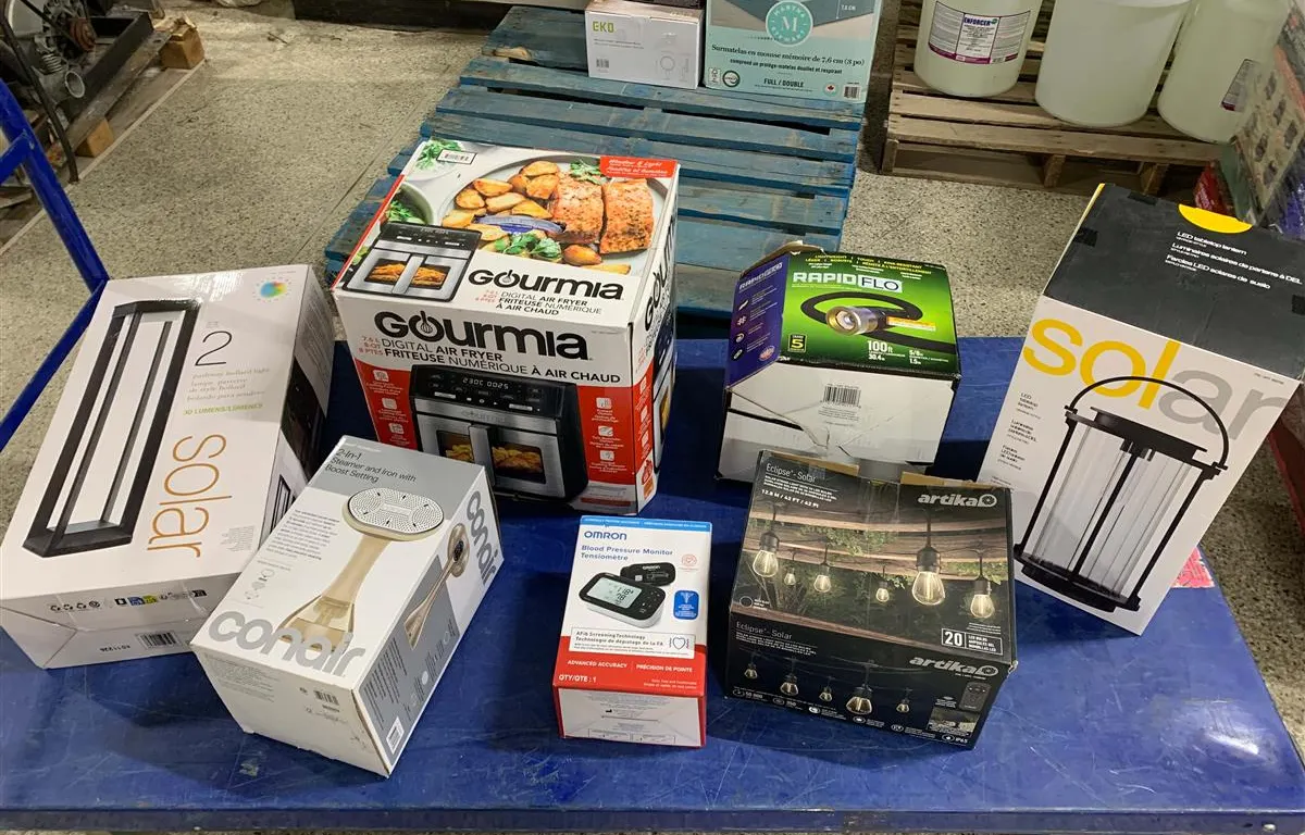 Air Fryer, Outdoor Led Lights, Hose, BP Monitor & More
UNRESERVED