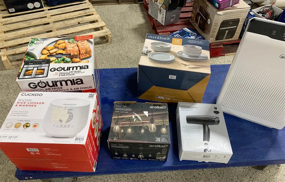 Rice Cooker, Air Fryer , Air Cleaner , Dish Set & More
UNRESERVED