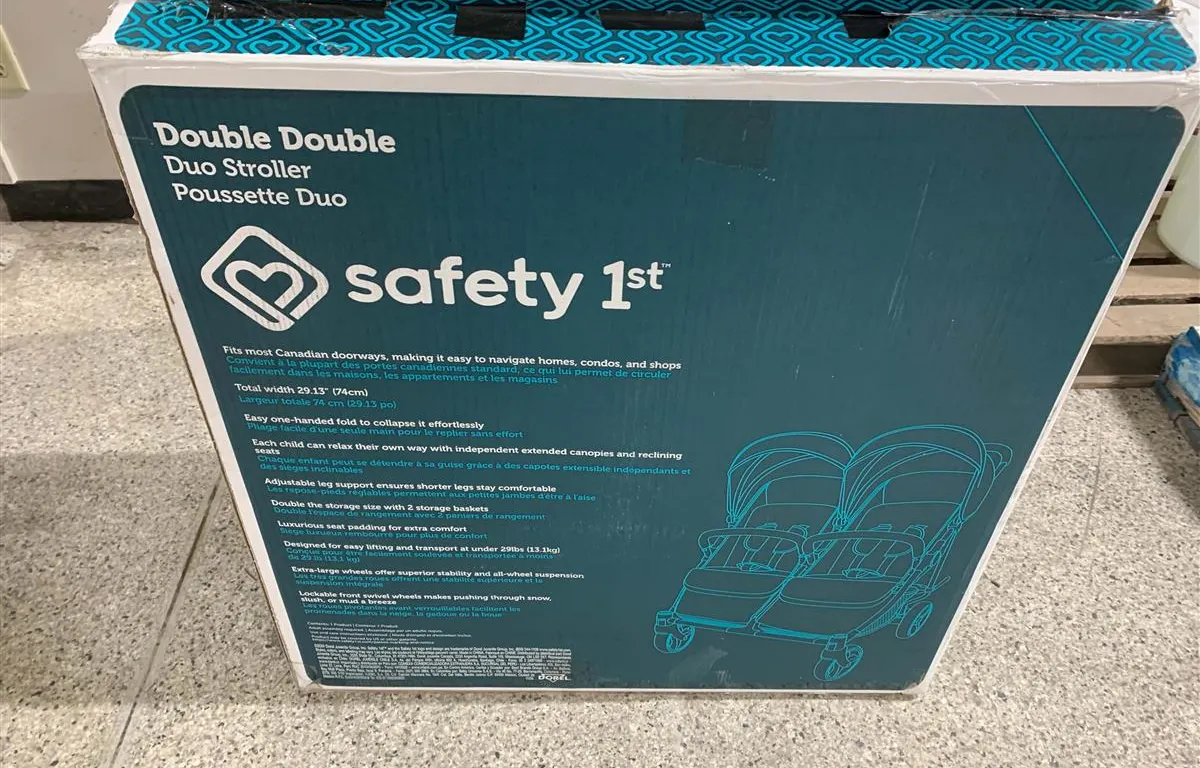Safety 1st Double Double Duo Stroller
UNRESERVED