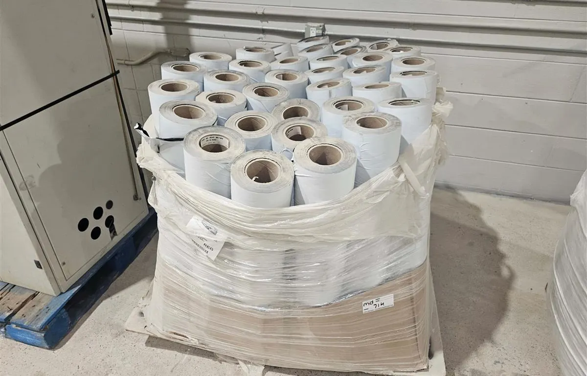 Pallet of Black/White Crash Wrap Rolls
UNRESERVED