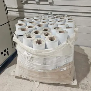 Pallet of Black/White Crash Wrap Rolls
 UNRESERVED