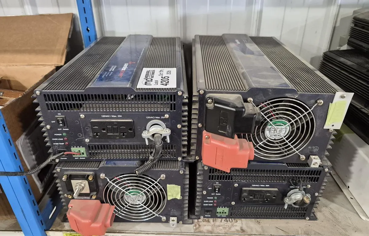 (4) Samlexpower 3000W Pure Sine Wave Inverters
UNRESERVED