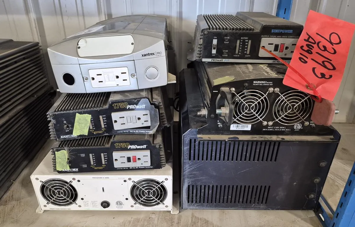 Assorted Xantrex & Statpower Power Inverters
UNRESERVED