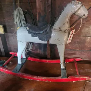 Vintage Wooden Rocking Horse
 UNRESERVED