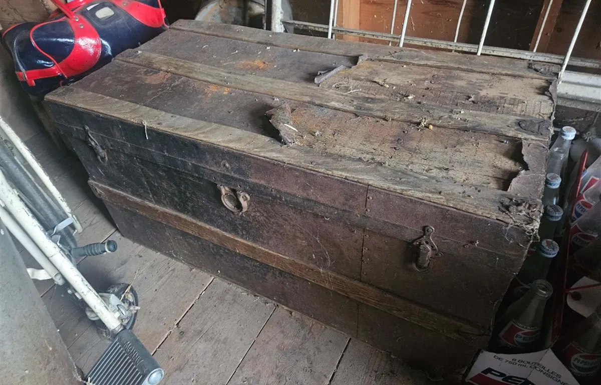Antique Wooden Storage Trunk
UNRESERVED