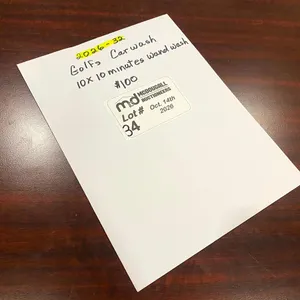 (10) Golf's Carwash 10-Minute Wand Wash Vouchers
 UNRESERVED