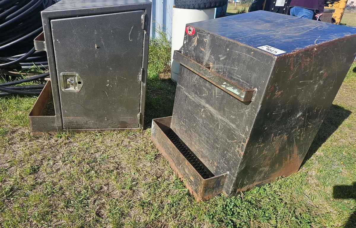 (2) Steel Truck Storage Boxes
UNRESERVED