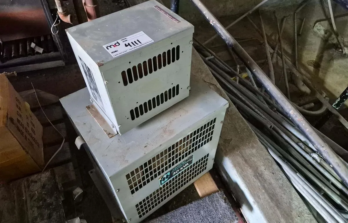 Hammond 30 kVA Three-Phase Autotransformers
UNRESERVED