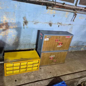 Assorted Pipe Threading Tools and Storage Cabinets
 UNRESERVED