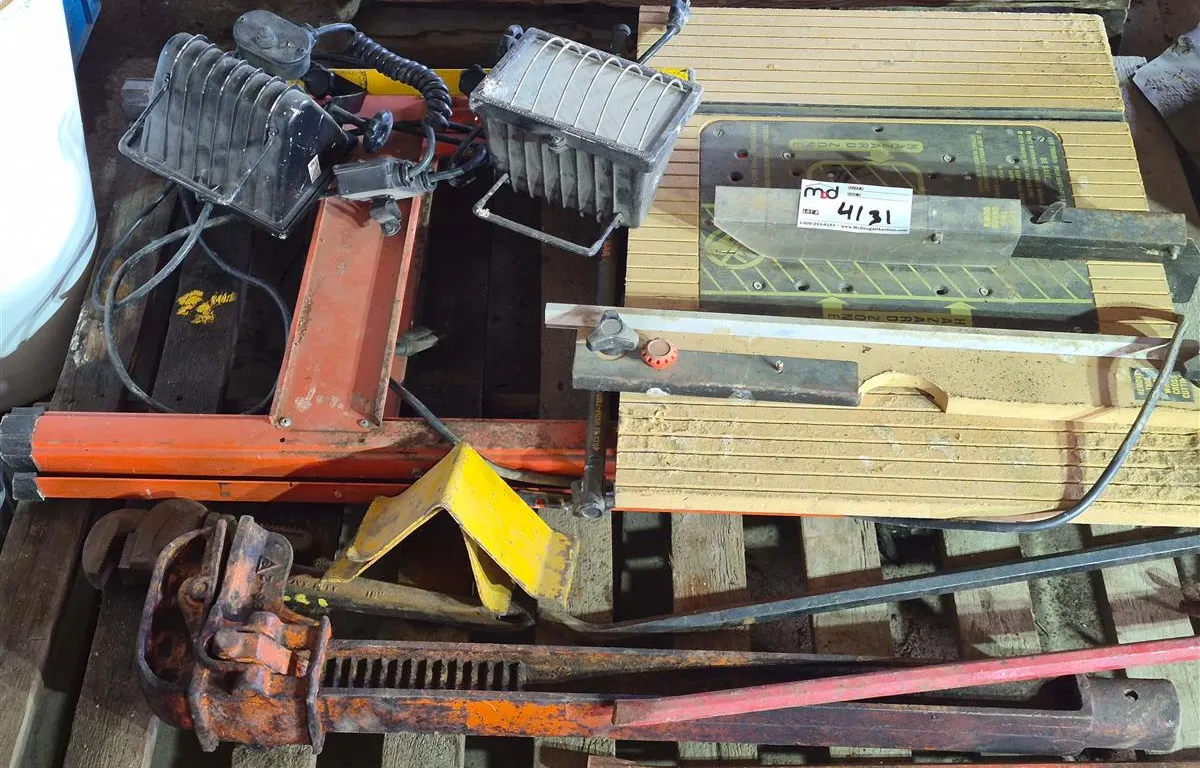 Assorted Shop Tools, Casters and Hardware
UNRESERVED