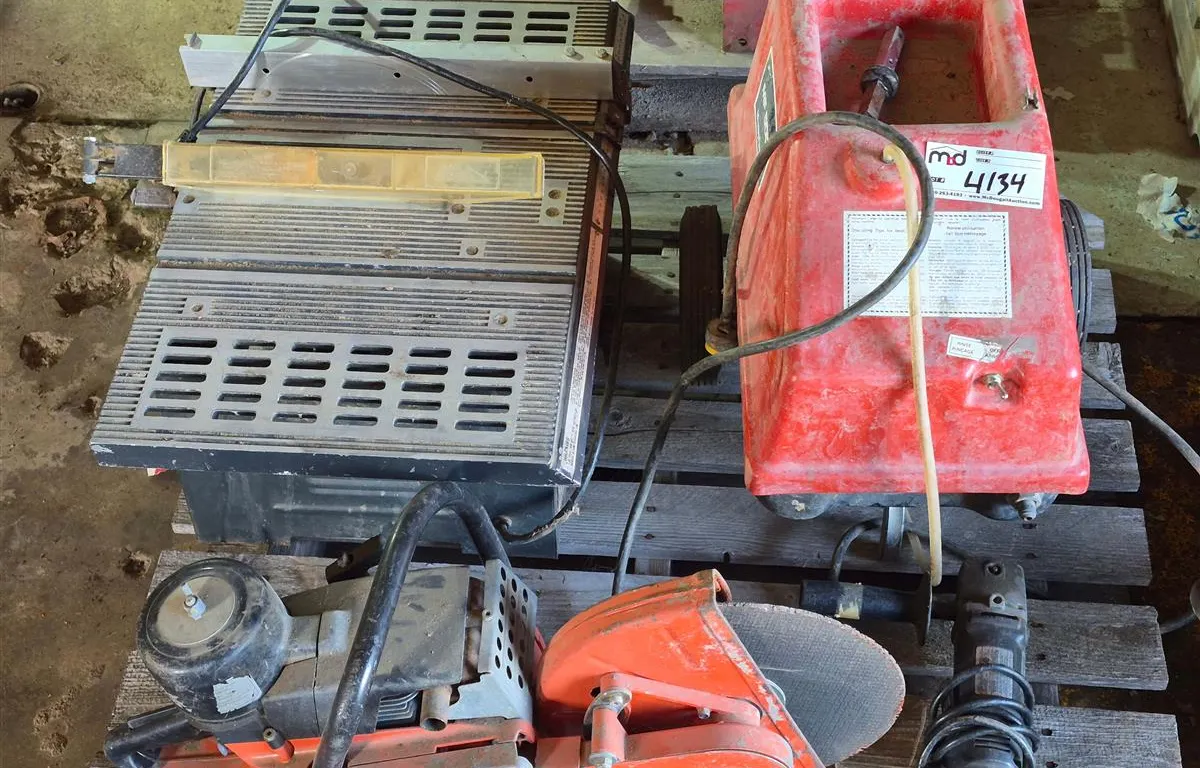 Dolmar Cut-Off Saw & Assorted Shop Tools
UNRESERVED