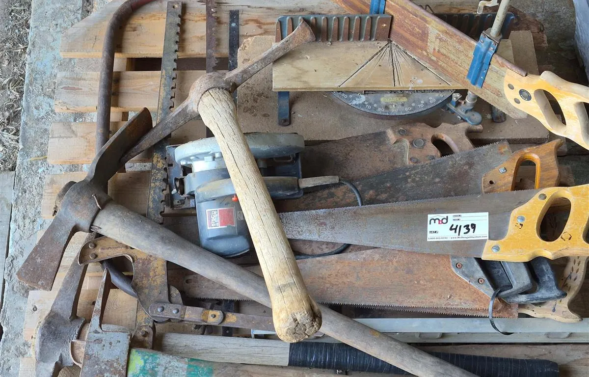 Assorted Vintage Hand Tools and Saws
UNRESERVED