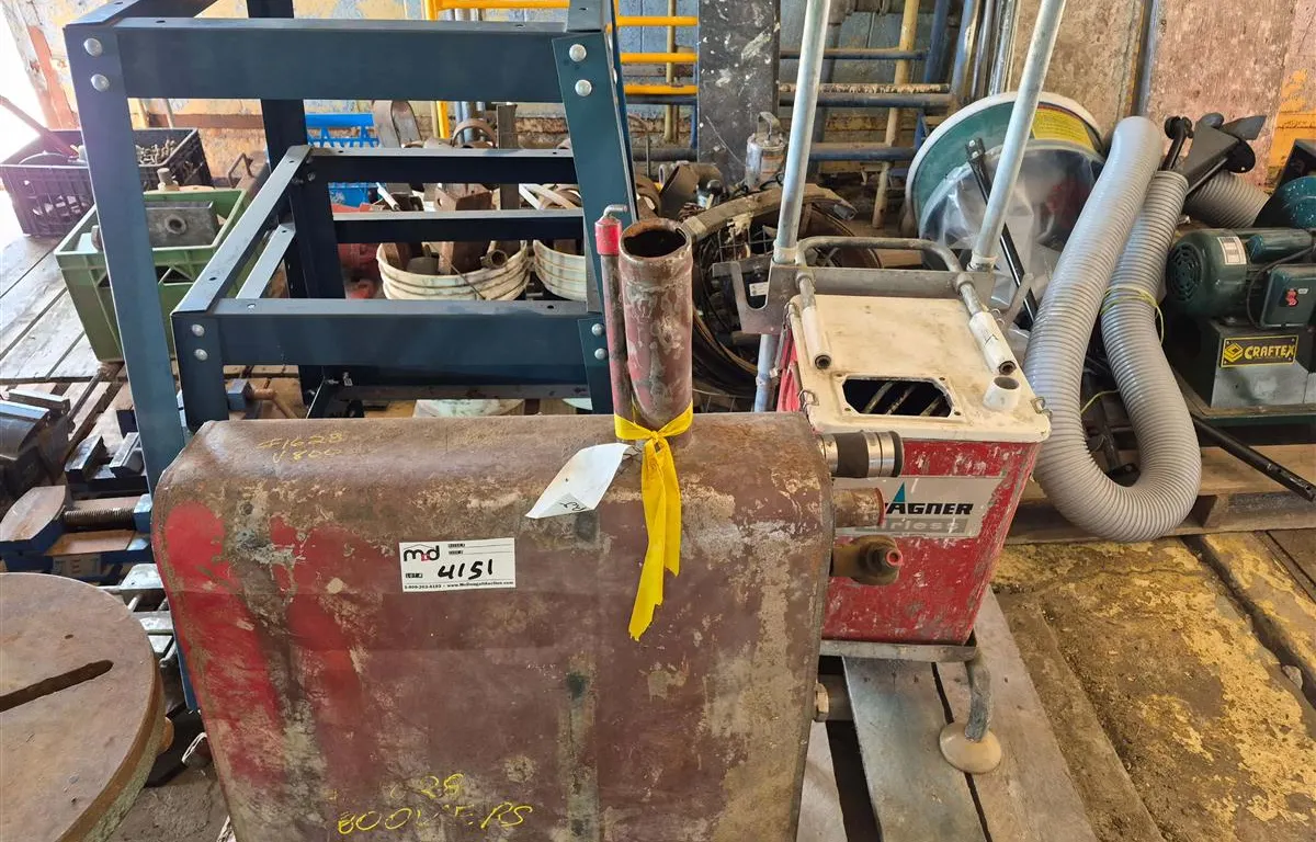 Wagner Airless Sprayer, Tank and Mastercraft Frame
UNRESERVED