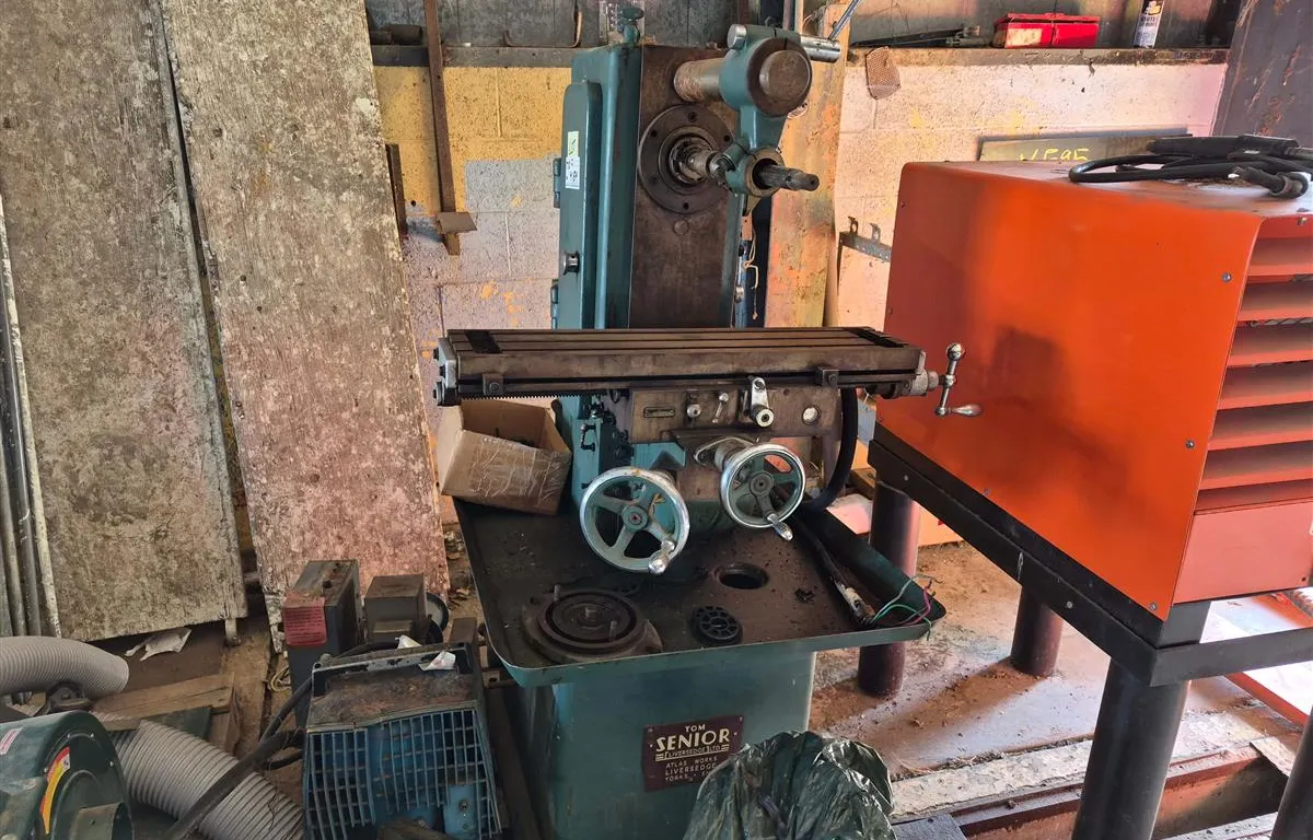 Tom Senior Atlas Vertical Milling Machine
UNRESERVED