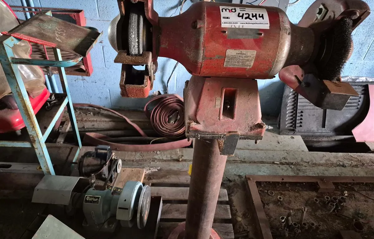 Pedestal Grinder and Bench Grinder
UNRESERVED