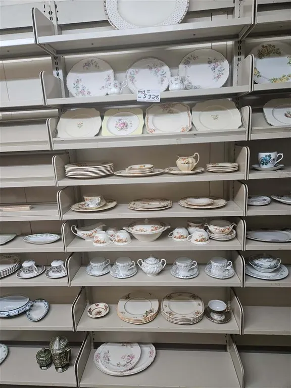 (9) Shelves of Assorted Floral China Dinnerware Collection
UNRESERVED