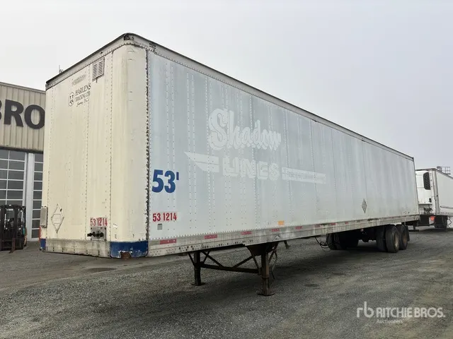 2002 Trailmobile 53 ft x 102 in T/A Van Trailer