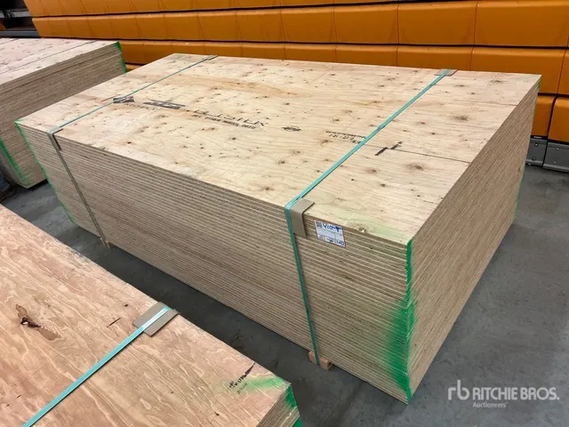 Quantity of (40) 3/4 in 4x8 CSP/DFP No Stamp Plywood (Unused)