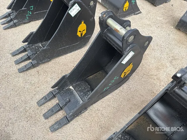Trojan 12 in Digging Excavator Bucket - Fits 45mm Cat 303, 303.5, 304 Case, New Holland, Kobelco SK35 Deere/Hitachi 35D/G (Unused)