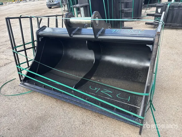 Trojan 72 in Cleanup Excavator Bucket - Fits 80mm Cat 320/321/323, Hyundai R210 Komatsu PC200/220, Deere 160/200/225 Kobelco SK210, Case 210/225, Doos