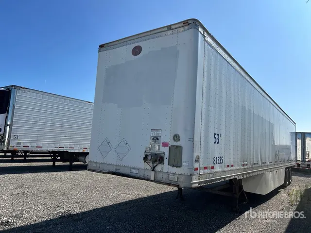 2012 Great Dane 53 ft x 102 in T/A Van Trailer
