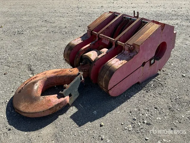 Johnson Block 250 ton 7 Sheave Hook Block