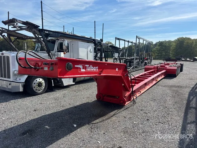 1986 Talbert Tri/A Beam Lowboy Trailer