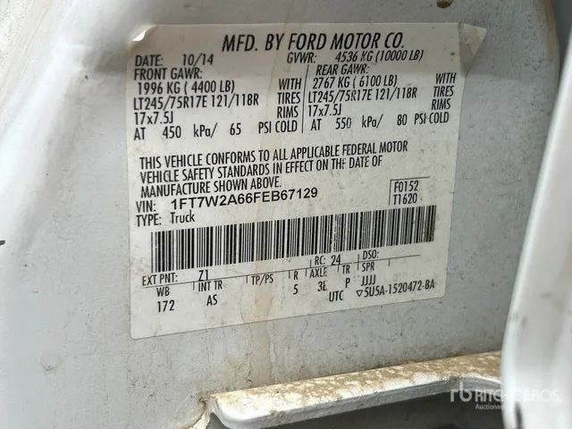 2015 Ford F-250 4x2 Crew Cab Pickup
