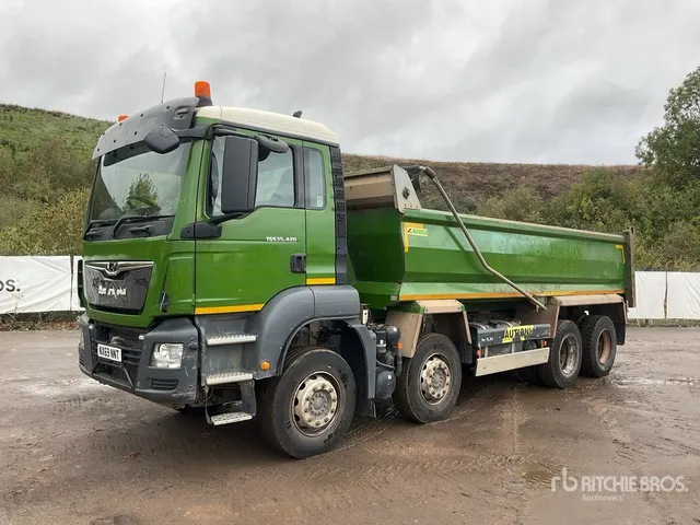 2019 M.A.N. TGS35.420 8x4 Twin-Steer Extended Cab Tipper Quad/A Dump Truck