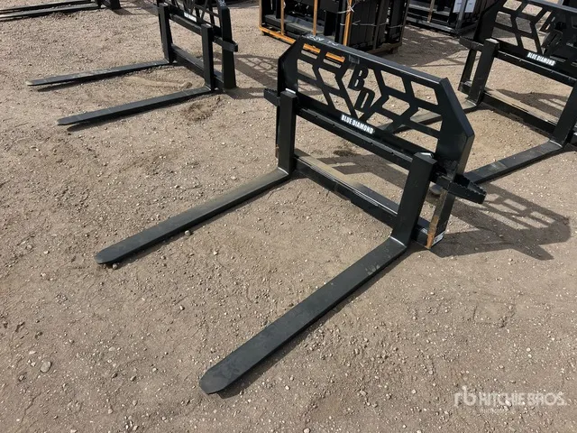Blue Diamond 48 in Skid Steer Forks (Unused)