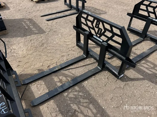 Blue Diamond 48 in Skid Steer Forks (Unused)