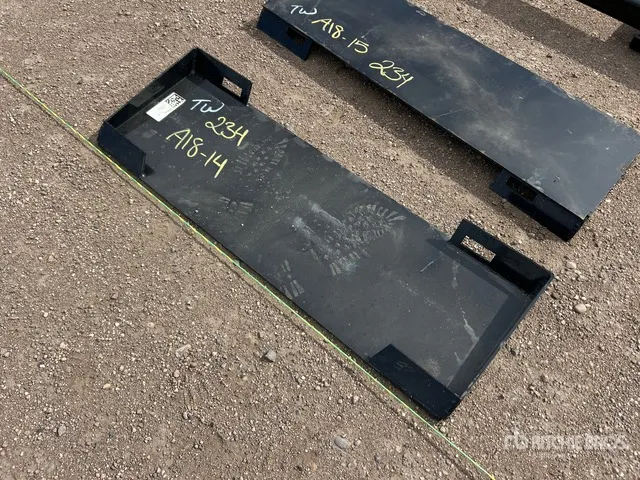Blue Diamond Skid Steer Attachment Mounting Plate - Fits ASV RC30/PT30 (Unused)