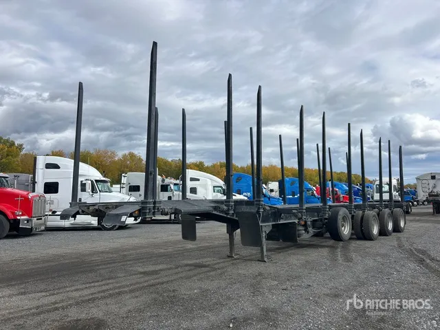 2007 Timmins 48 ft Quad/A Hayrack Log Trailer