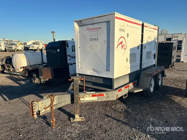 2012 Magnum MTG050 125 kW Mobile Generator Set