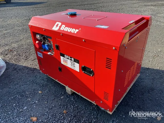 Bauer GFS 8 ATS Portable Generator Set (Unused)