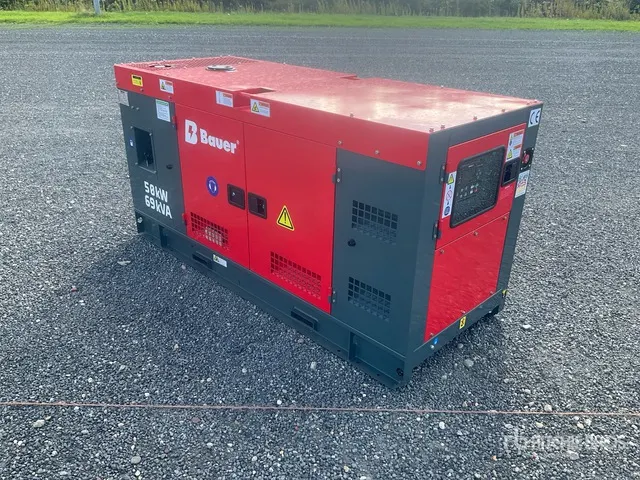 2026 Bauer GFS 50 ATS 62.5 kVA Generator Set (Unused)