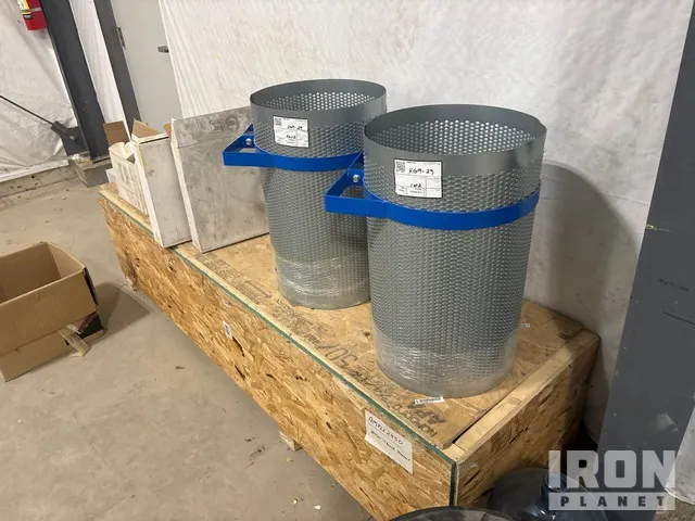 Quantity of (2) Edwards Grain Guard 24 in Louvered Section of Aeration Ducting