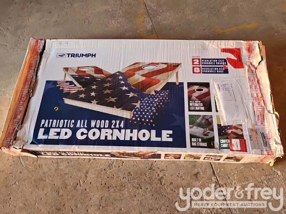 Triumph Patroic All Wood 2 X 4 LED Cornhole